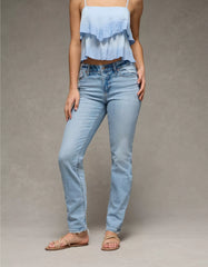 AE Stretch High-Waisted Straight Jean