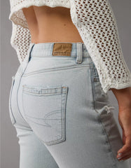 AE Strigid Ripped Mom Jean