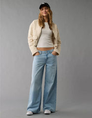 AE Dreamy Drape Strigid Low-Rise Ultra Wide-Leg Jean