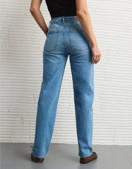 AE Strigid Super High-Waisted Baggy Straight Jean