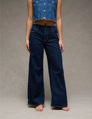 AE Dreamy Drapey Stretch Super High-Waisted Baggy Wide-Leg Jean