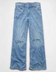 AE Dreamy Drape Stretch Ripped Low-Rise Baggy Wide-Leg Jean