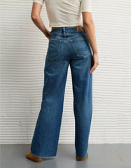 AE Dreamy Drape Stretch Super High-Waisted Baggy Wide-Leg Jean