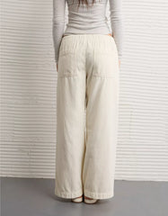 AE Cozy Dreamy Drape Low-Rise Ultra Wide-Leg Jean