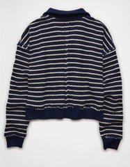 AE Half-Zip Waffle Fleece Sweatshirt