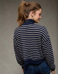 AE Half-Zip Waffle Fleece Sweatshirt