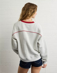 AE Varsity Graphic V-Neck Sweatshirt