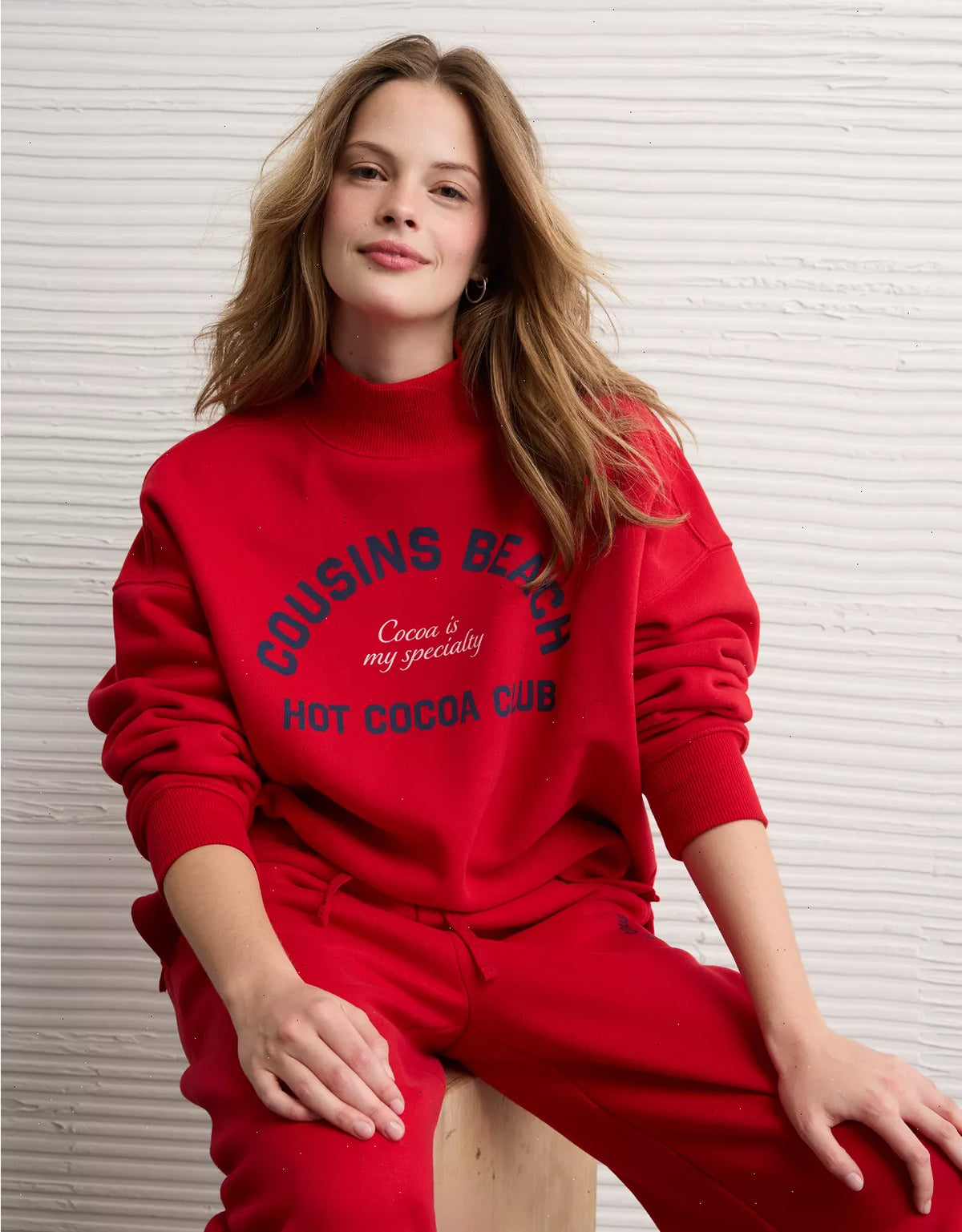 AE x The Summer I Turned Pretty Mock Neck Sweatshirt