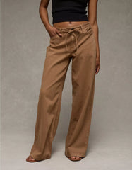 AE Dreamy Drape Stretch Low-Rise Ultra Wide-Leg Pant