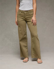 AE Dreamy Drape Stretch Low-Rise Ultra Wide-Leg Pant