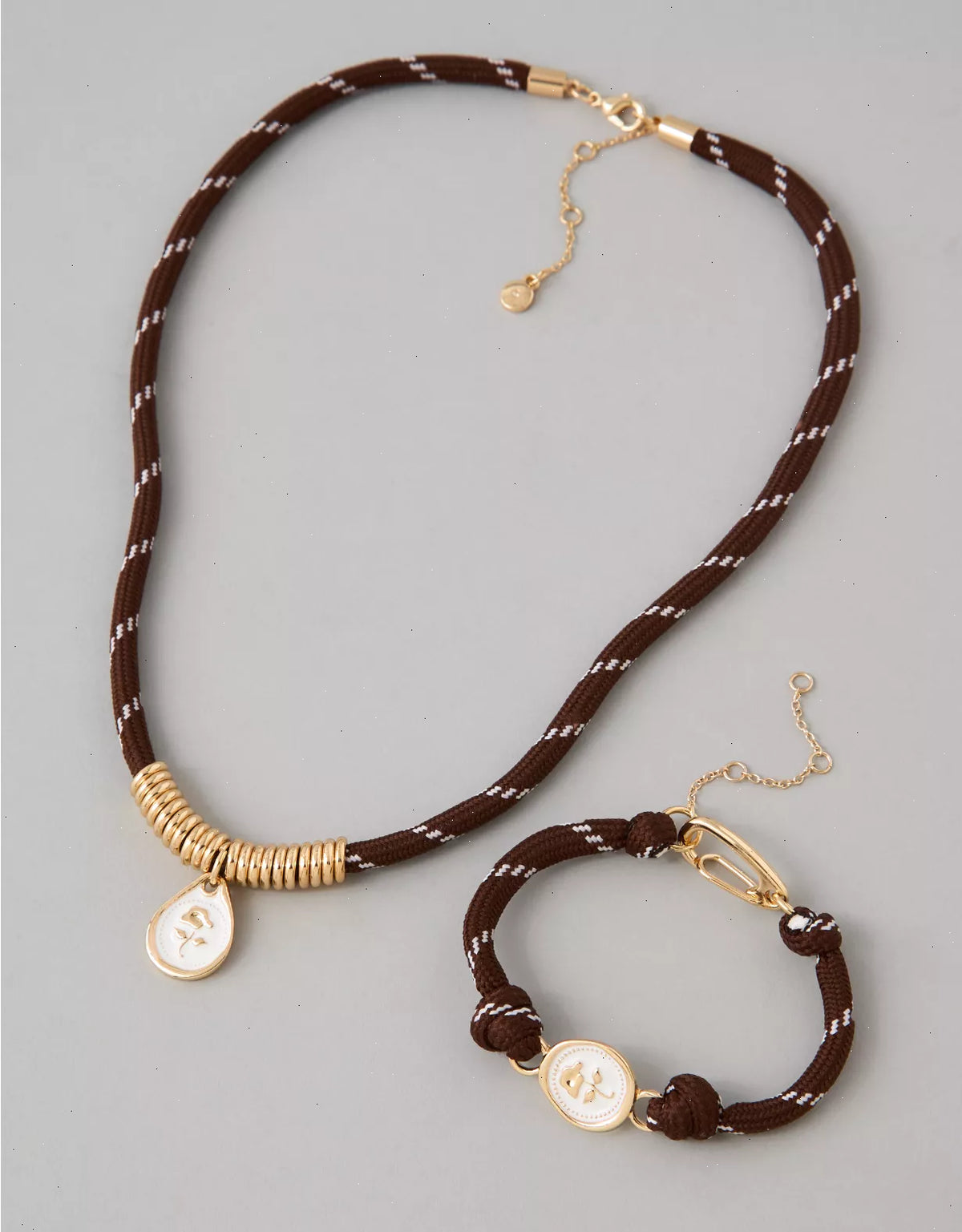 AE Cord Bracelet & Necklace 2-Pack