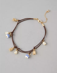AE Tulip Charm Anklet