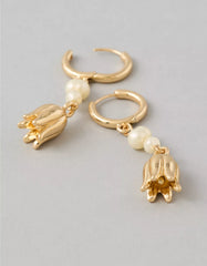 AE Pearl & Tulip Earrings