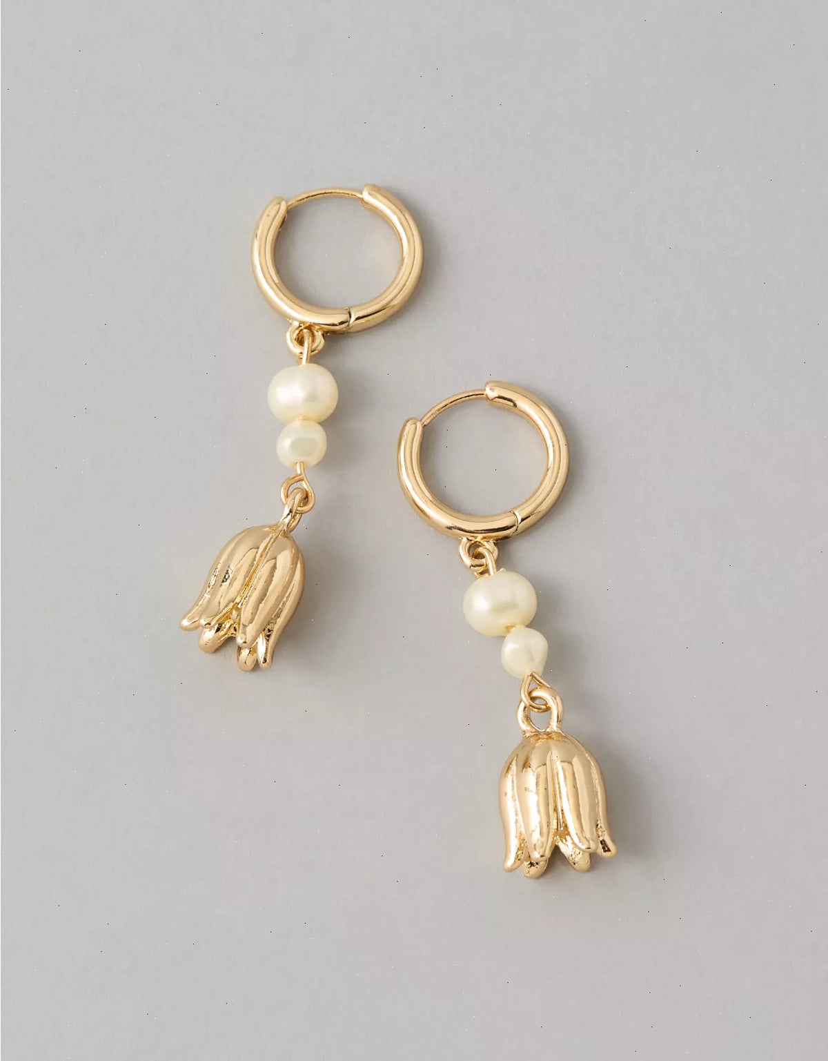 AE Pearl & Tulip Earrings
