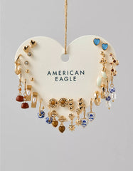 AE Blue & Brown Earrings 18-Pack