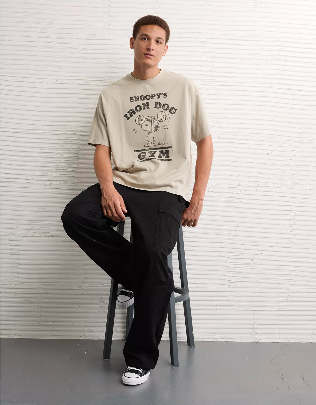 AE Boxy Snoopy Graphic T-Shirt