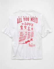 AE Boxy The Beatles Graphic T-Shirt