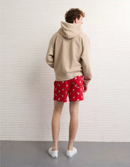 AE Snoopy Valentine's Day 6" Mesh Lounge Short
