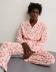 AE Snoopy Flannel PJ Set