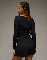 AE Ribbed Plush PJ Set