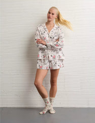 AE Snoopy Valentine's Day Flannel PJ Set