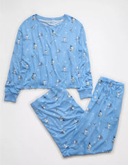 AE Luxe Plush Snoopy Long-Sleeve & Pant PJ Set
