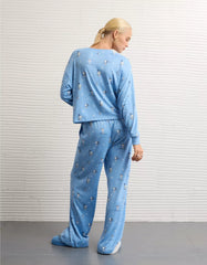 AE Luxe Plush Snoopy Long-Sleeve & Pant PJ Set