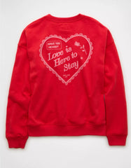 AE Valentine's Day Graphic Sweatshirt