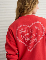AE Valentine's Day Graphic Sweatshirt
