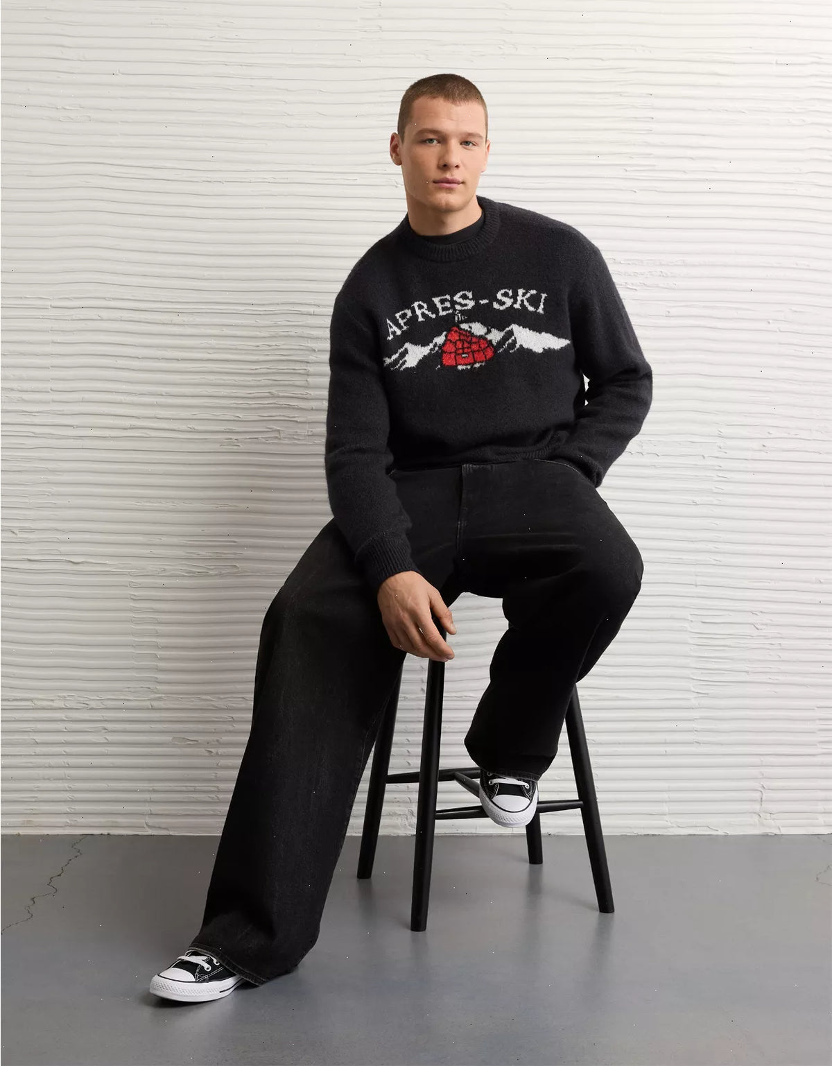 AE Cozy Cabin Snoopy Sweater