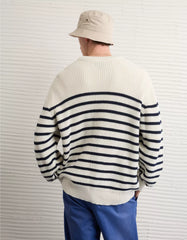 AE Striped Crewneck Sweater
