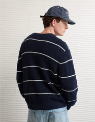 AE Striped Crewneck Sweater