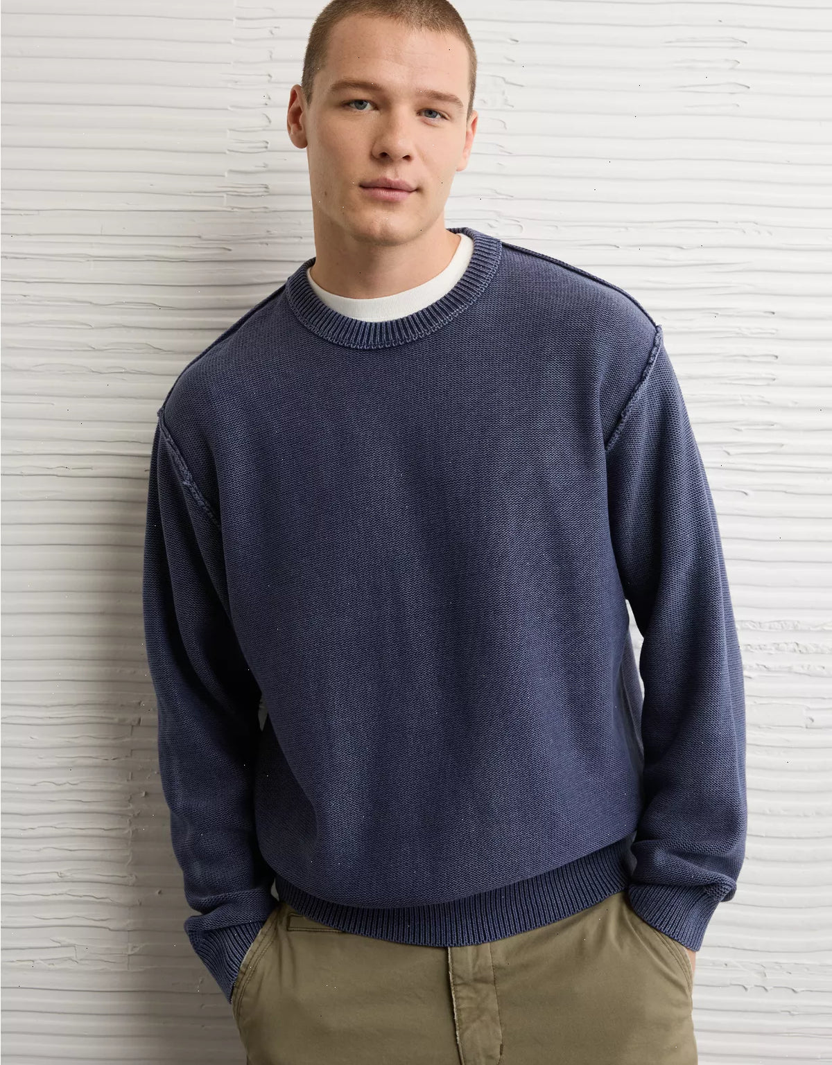 AE Washed Reverse Sweater