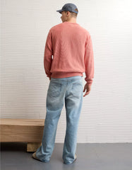 AE Washed Reverse Sweater