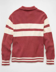 AE Chest Stripe Rugby Sweater