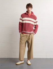 AE Chest Stripe Rugby Sweater