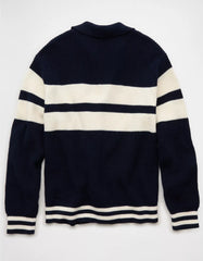 AE Chest Stripe Rugby Sweater