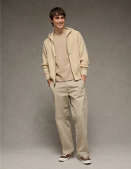 AE Zip-Up Shaker Stitch Sweater Hoodie