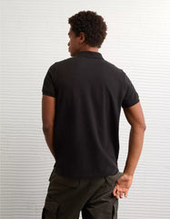 AE Lived-In Slim Fit Pique Polo Shirt