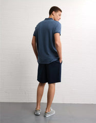 AE Lived-In Slim Fit Pique Polo Shirt