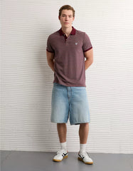 AE Lived-In Slim Fit Pique Polo Shirt