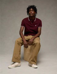 AE Icon Slim Fit Pique Polo Shirt