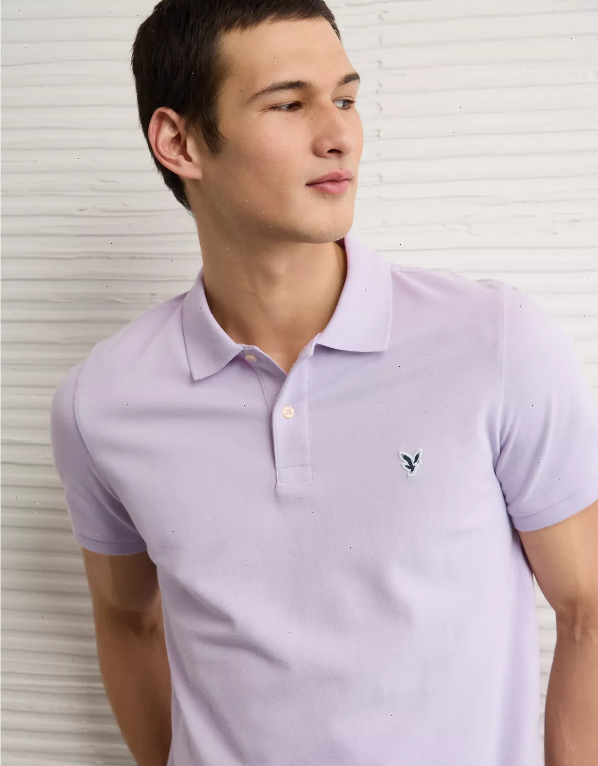 AE Icon Slim Fit Pique Polo Shirt