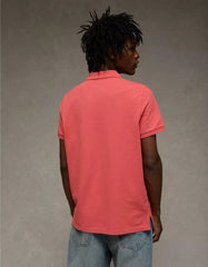 AE Icon Slim Fit Pique Polo Shirt