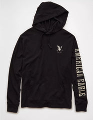 AE Lightweight Icon Logo Graphic Hoodie T-Shirt