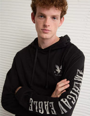 AE Lightweight Icon Logo Graphic Hoodie T-Shirt