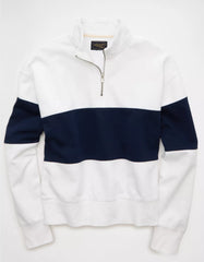 AE Colorblock Quarter-Zip Sweatshirt