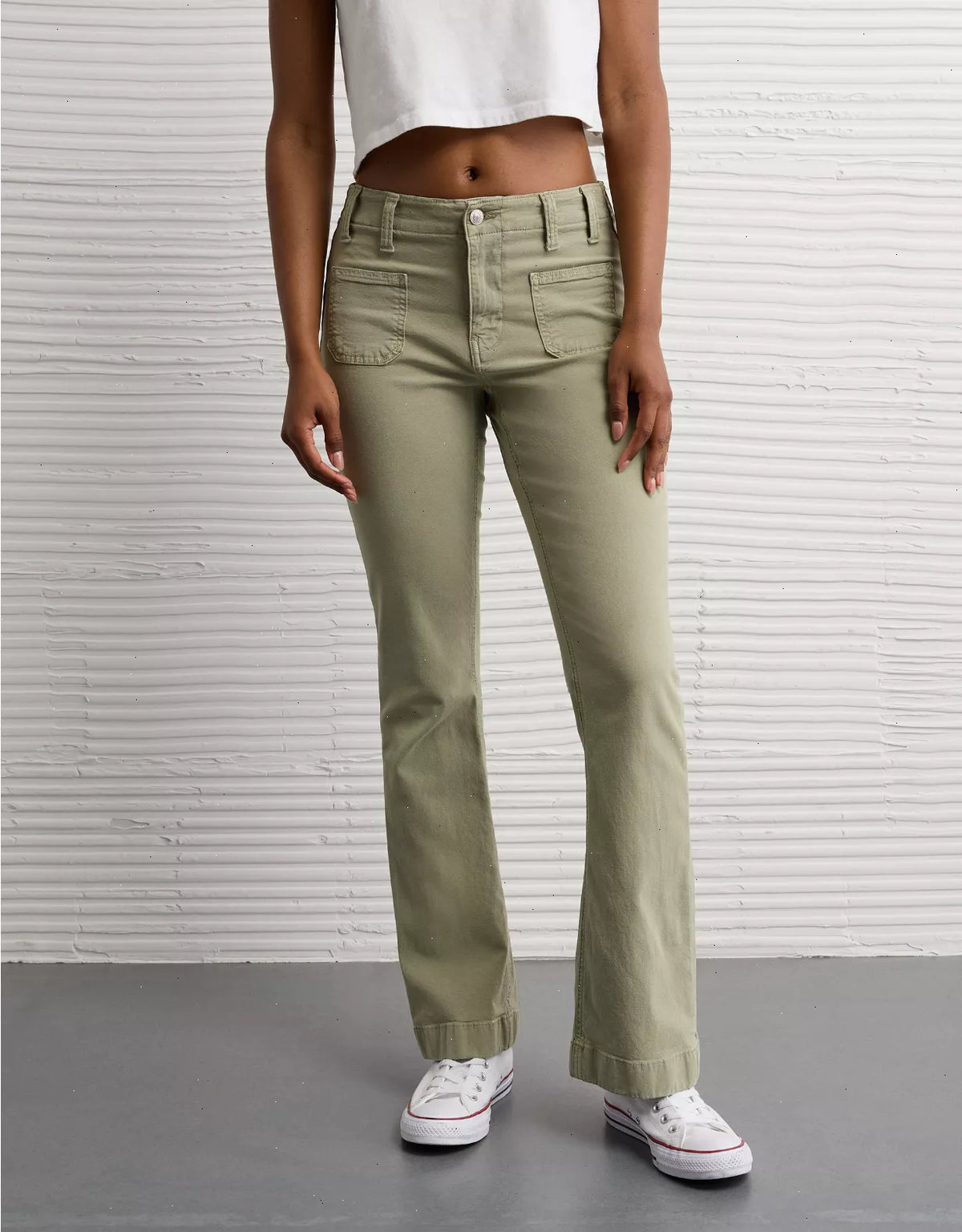 AE Stretch Mid-Rise Classic Bootcut Pant