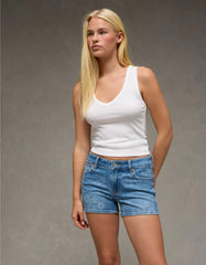 AE Stretch Denim Mom Short