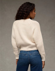 AE Crew Neck Raglan Sweater